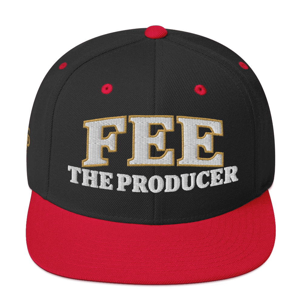 Signature Snapback in Black / red